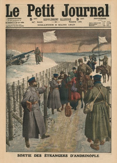 Foreigners Coming Out of Andrinople, Front Cover Illustration from 